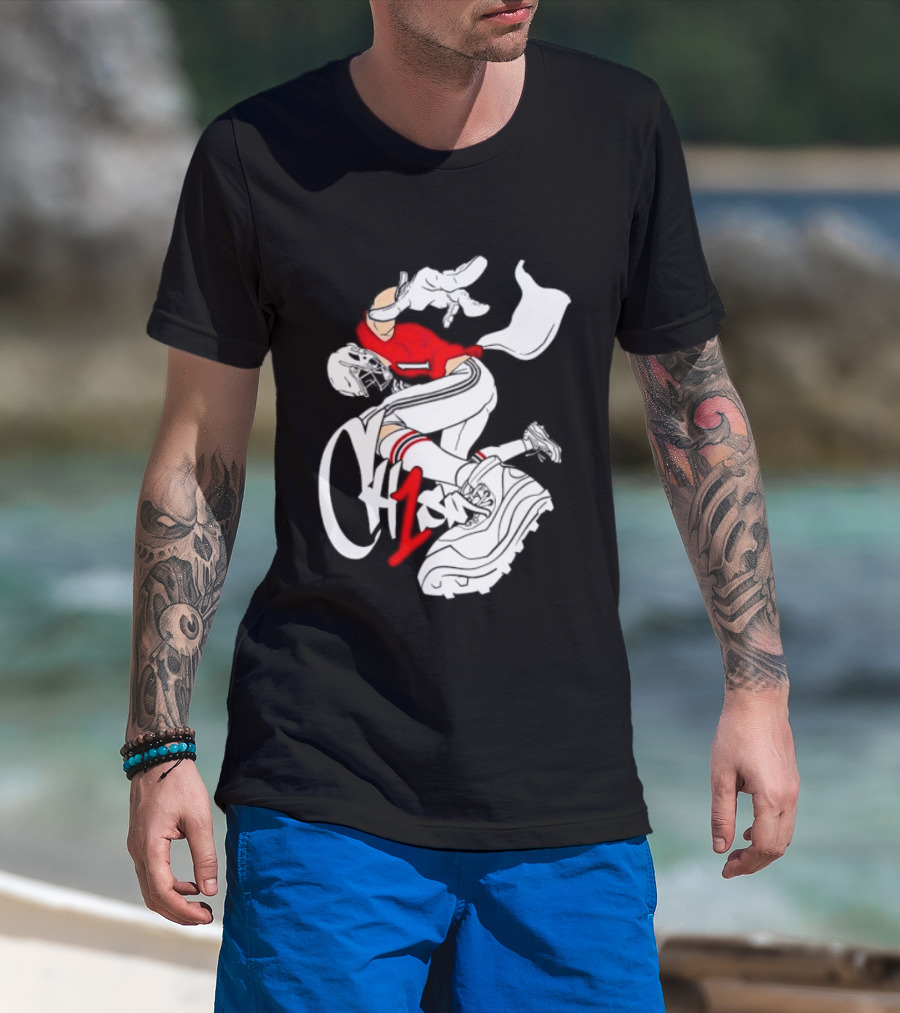 Drake Maye New England Patriots Number 1 T-Shirt
