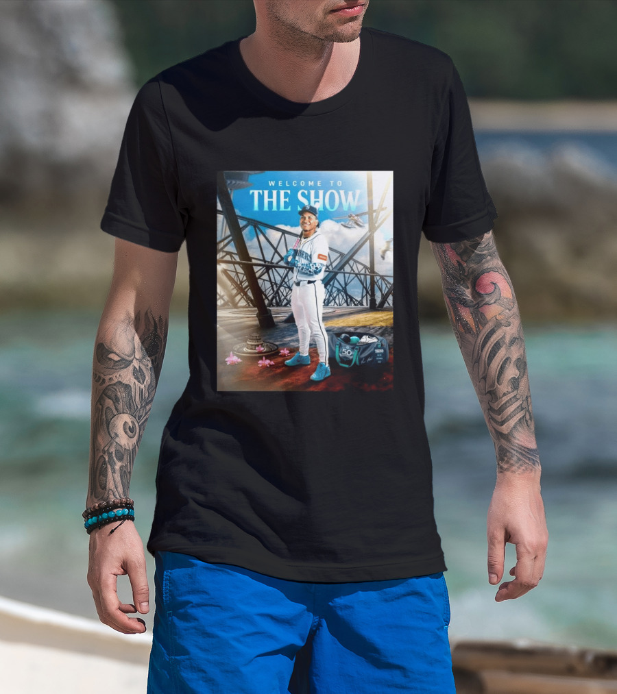 Welcome To The Show Michael Arroyo Mariners 50th Anniversary Baseball T-Shirt