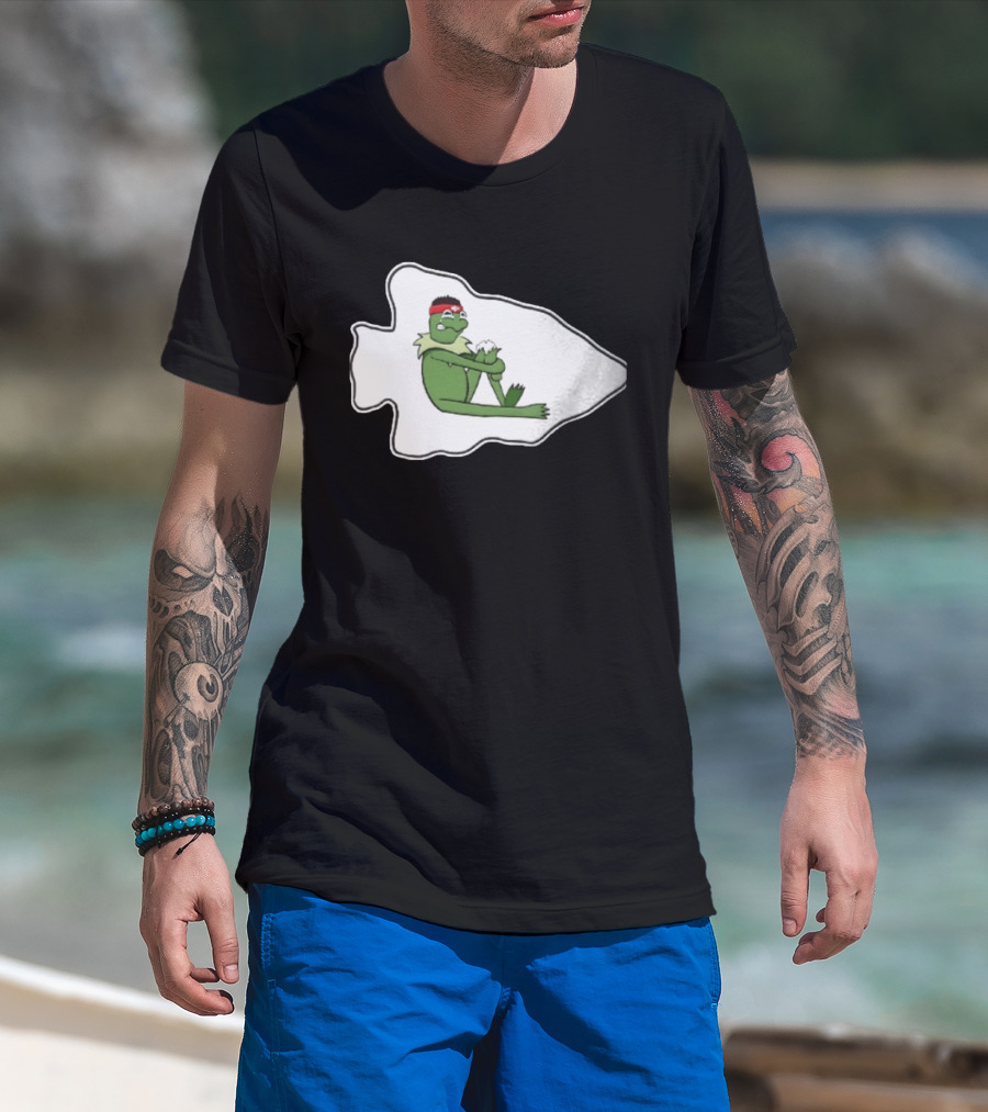 Patrick Mahomes Kansas City Chiefs Crying Kermit Meme T-Shirt
