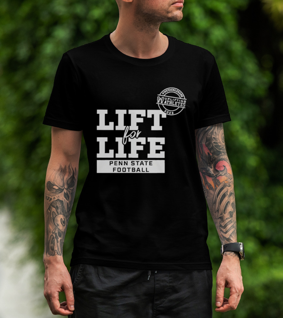 Penn State Football Lift For Life Uplifting Athletes 2026 Initiative T-Shirt