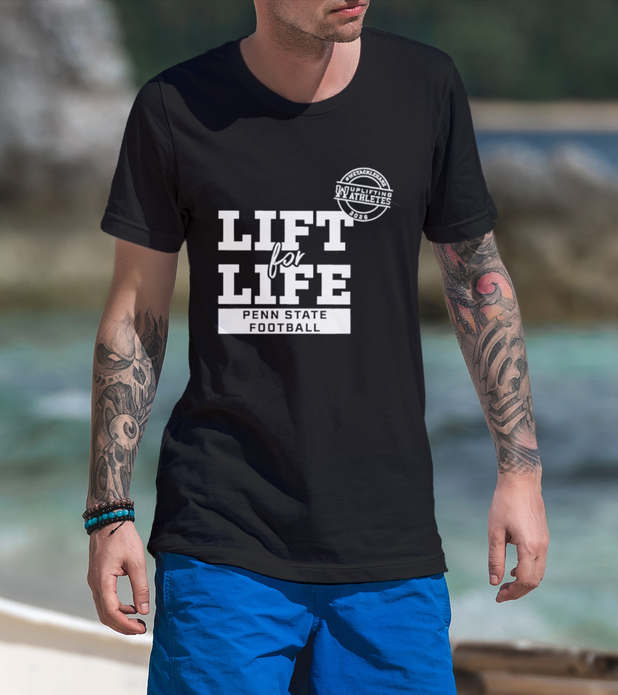 Penn State Football Lift For Life Uplifting Athletes 2026 Initiative T-Shirt