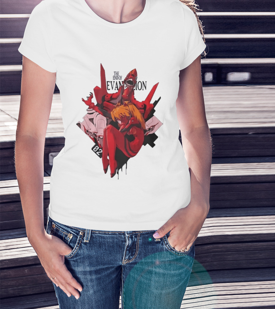 The End Of Evangelion Asuka Langley Soryu Eva Unit 02 T-Shirt