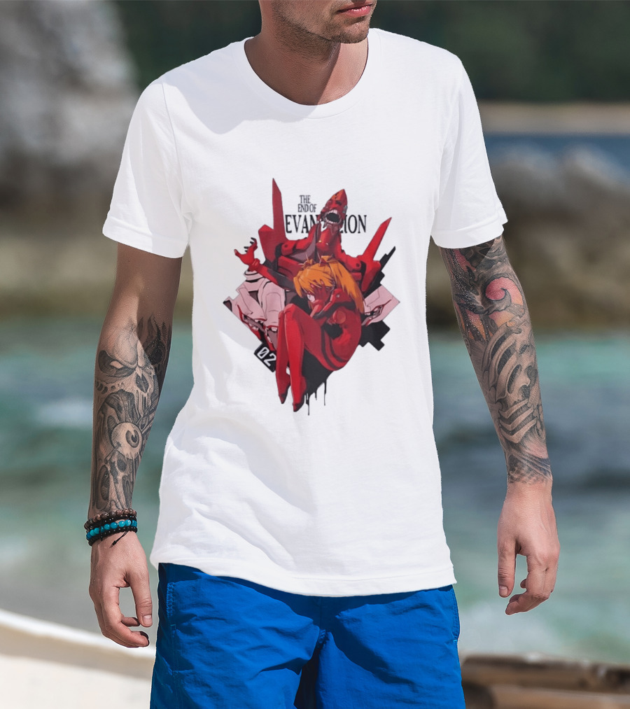 The End Of Evangelion Asuka Langley Soryu Eva Unit 02 T-Shirt