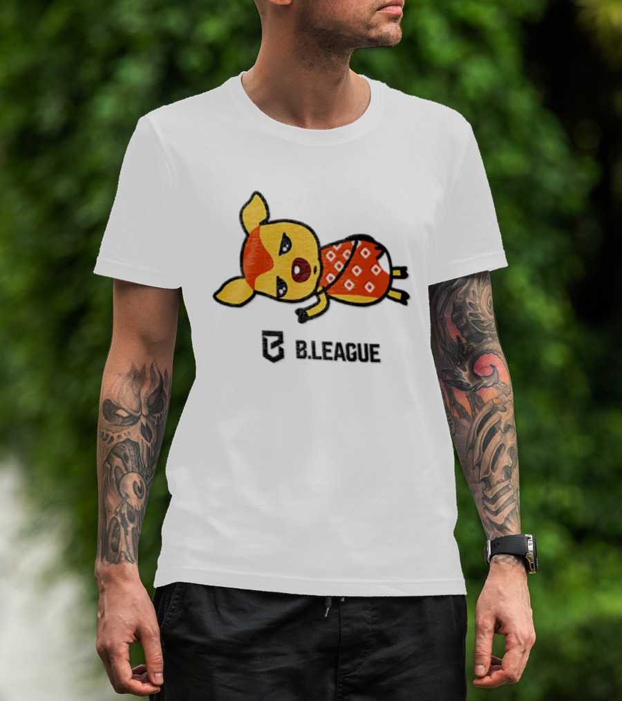 Fauna Animal Crossing Sleeping Character B.LEAGUE T-Shirt