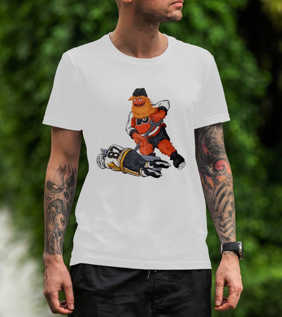 Sidney Crosby Philadelphia Flyers Gritty NHL Pittsburgh Penguins Hockey T-Shirt