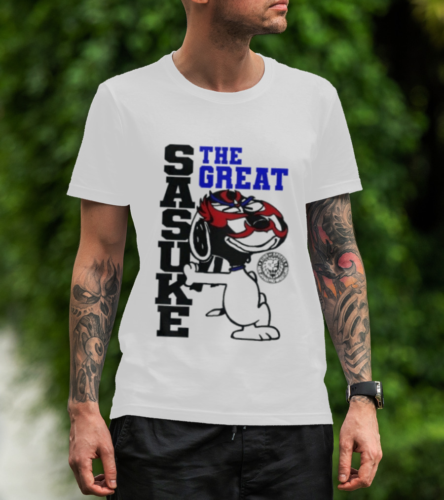 The Great Sasuke Snoopy New Japan Pro Wrestling T-Shirt