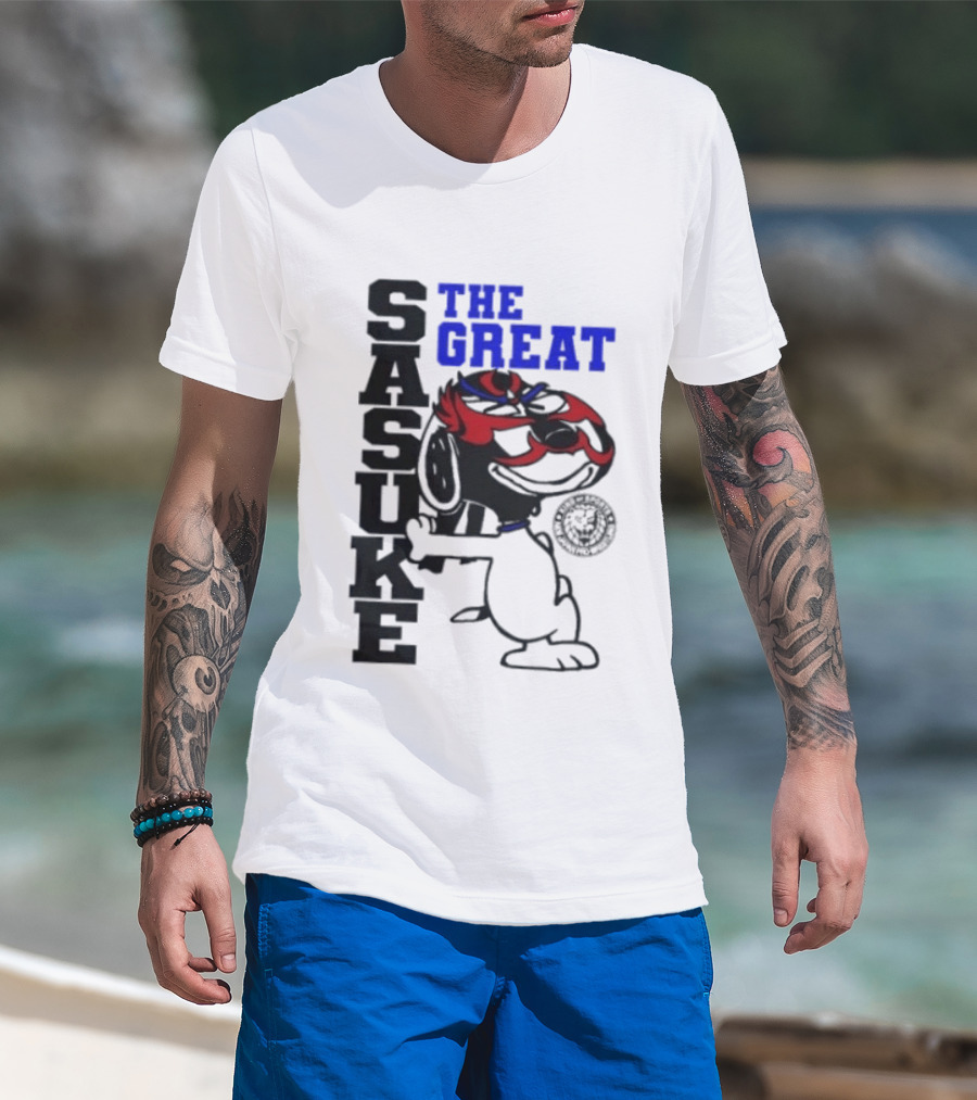 The Great Sasuke Snoopy New Japan Pro Wrestling T-Shirt