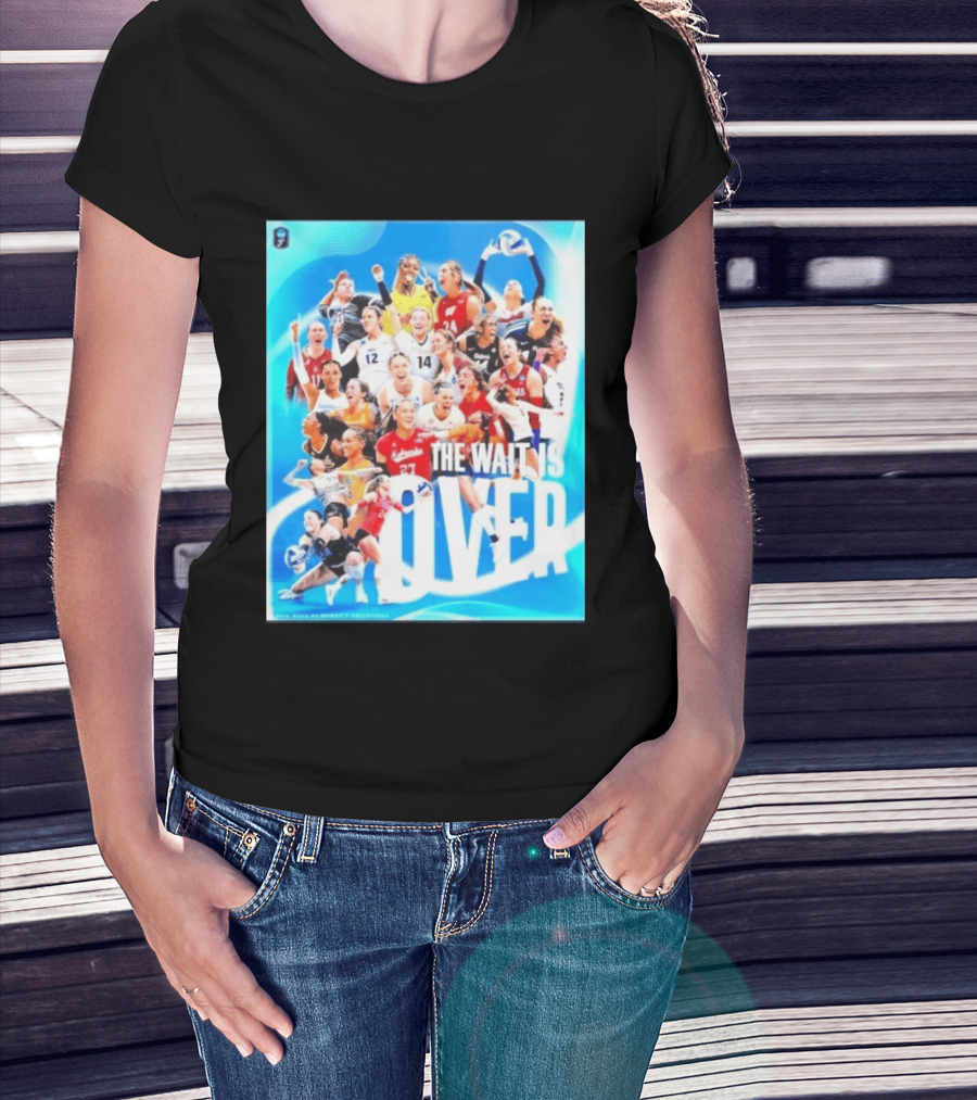2026 NCAA DI Women's Volleyball Championship The Wait Is Over T-Shirt