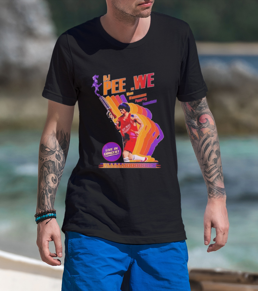 DJ Pee Wee Live In Concert Hey Mister Tequila Weee Wannnaaaaa Paaarrty Faaaahhhh T-Shirt