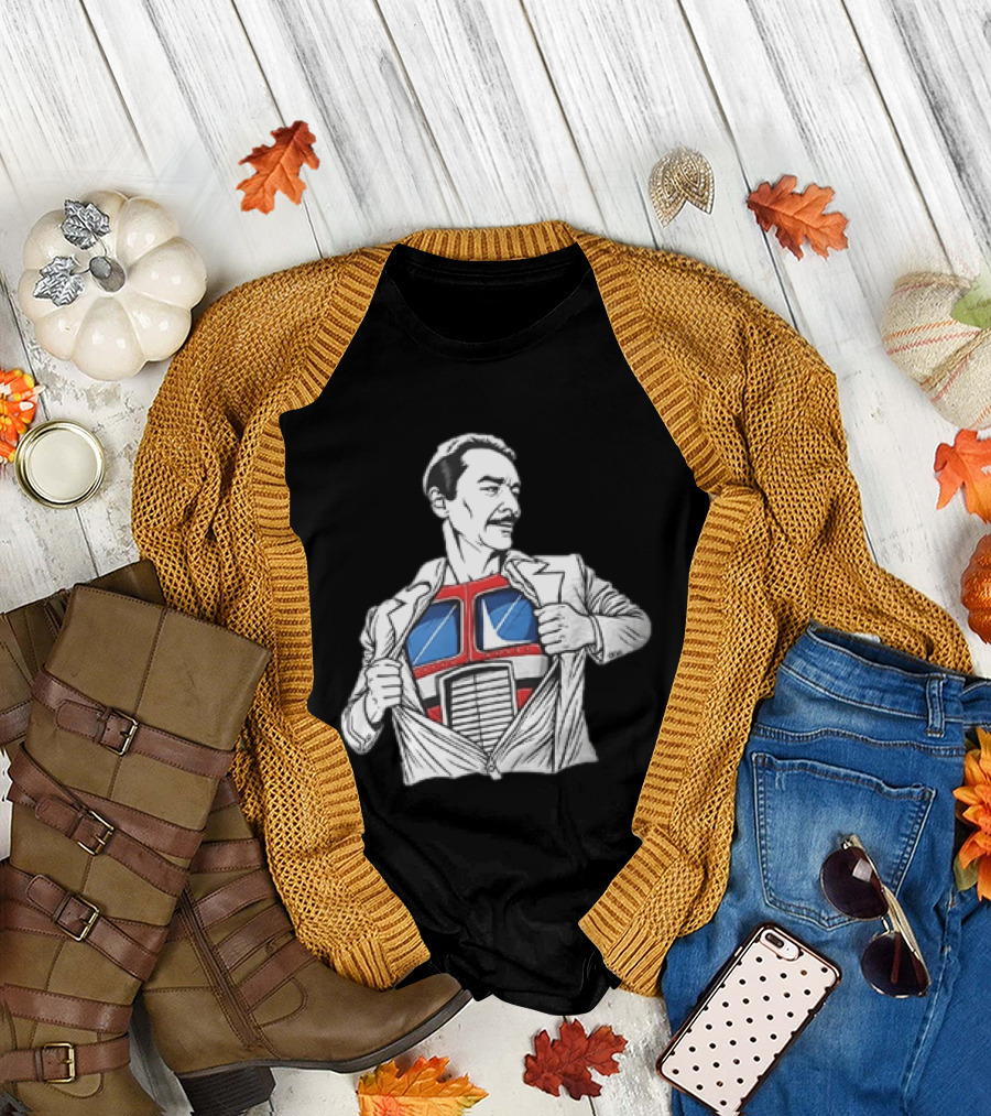 Optimus Prime Transformers Hidden Chest Transformation Reveal T-Shirt