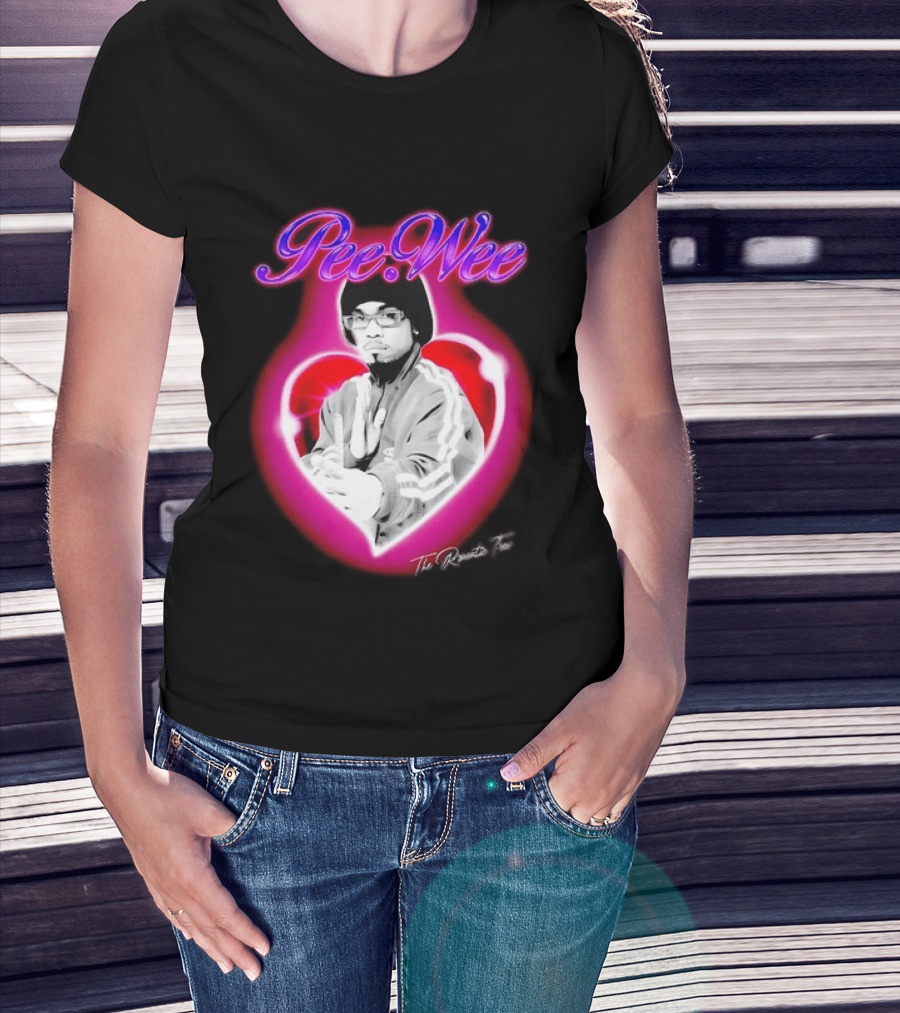 Pee Wee The Romantic Tour Heart Iconic Rap Hip Hop Artist T-Shirt
