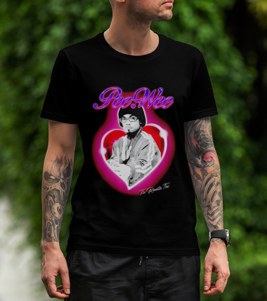 Pee Wee The Romantic Tour Heart Iconic Rap Hip Hop Artist T-Shirt