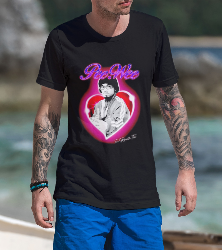 Pee Wee The Romantic Tour Heart Iconic Rap Hip Hop Artist T-Shirt