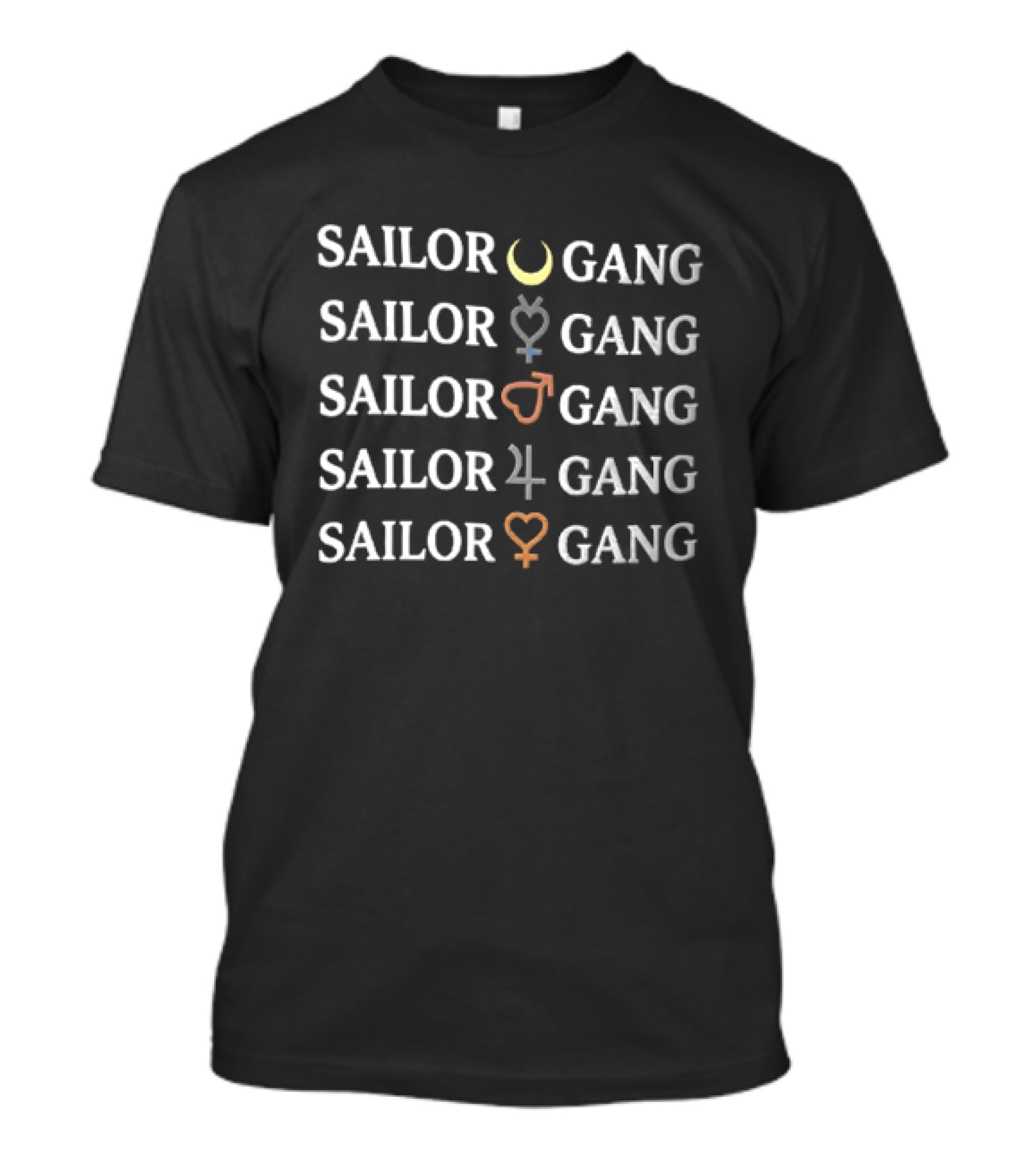 Sailor Moon Inner Senshi Sailor Gang T-Shirt
