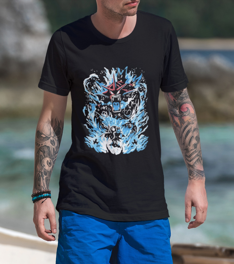 Shiny Rage Water Dragon Splash T-Shirt