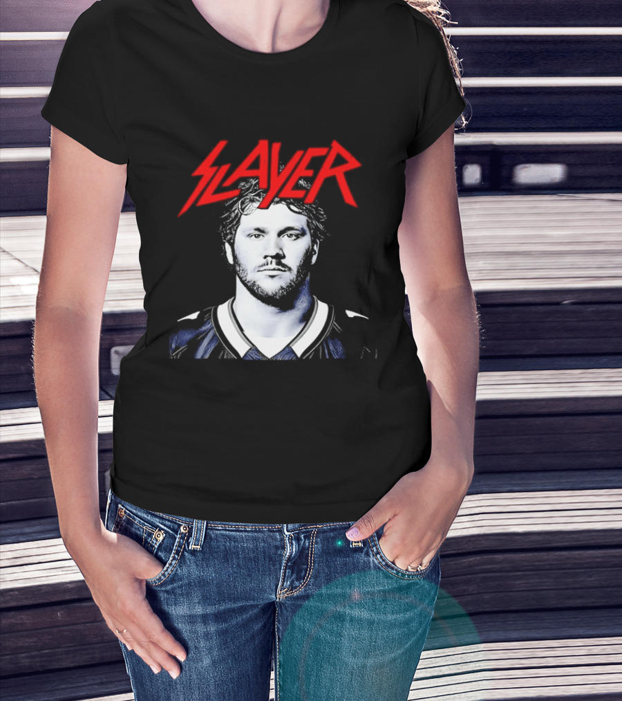 Josh Allen Slayer Buffalo Bills Fan Merchandise T-Shirt