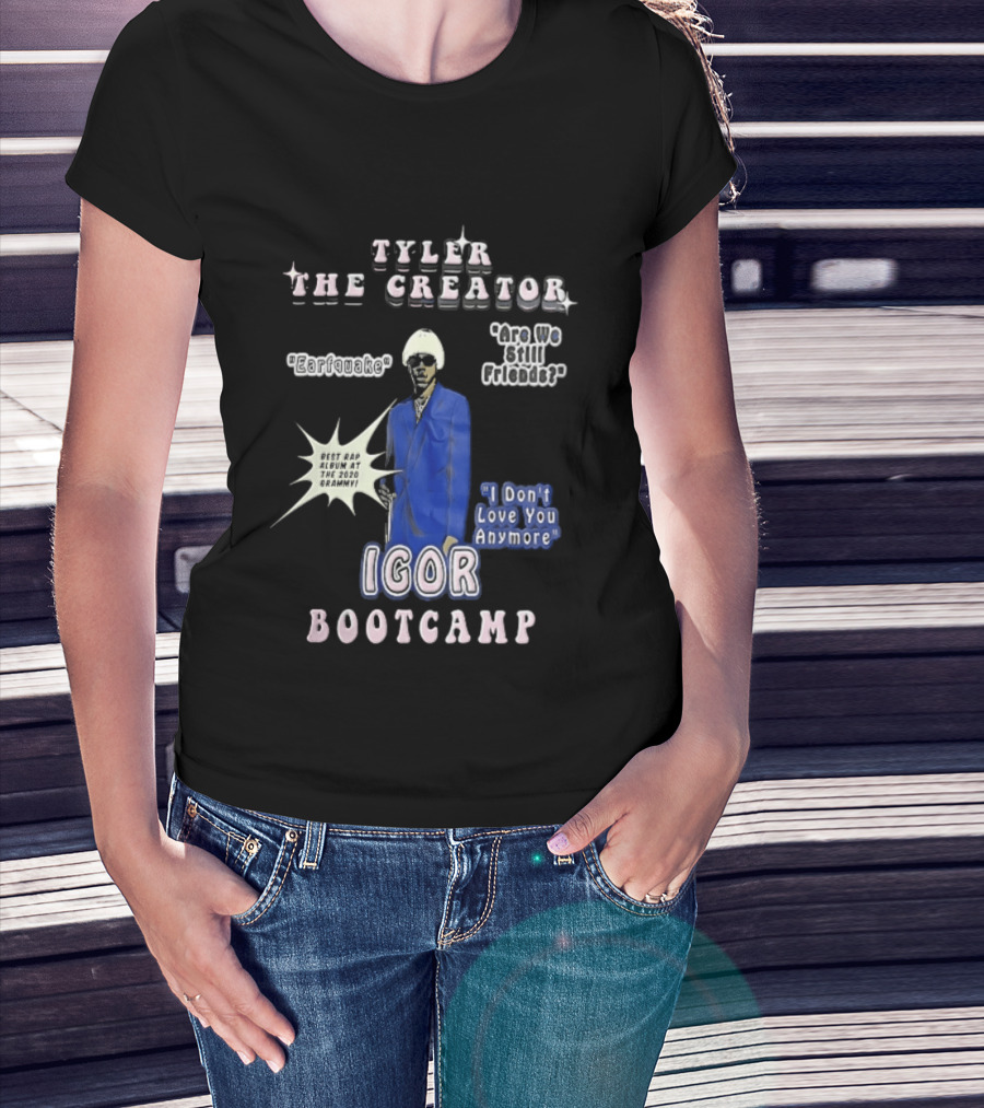Tyler The Creator Igor Bootcamp Earfquake Are We Still Friends I Don't Love You Anymore Sunglasses Wig T-Shirt