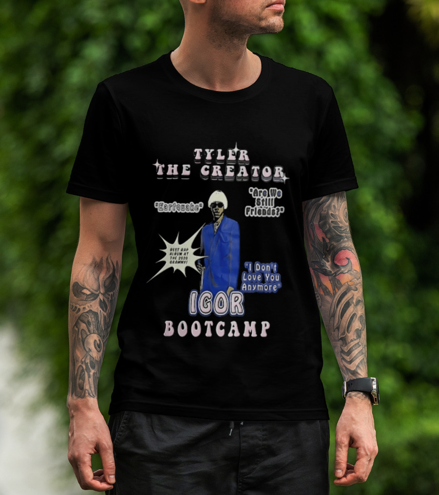 Tyler The Creator Igor Bootcamp Earfquake Are We Still Friends I Don't Love You Anymore Sunglasses Wig T-Shirt