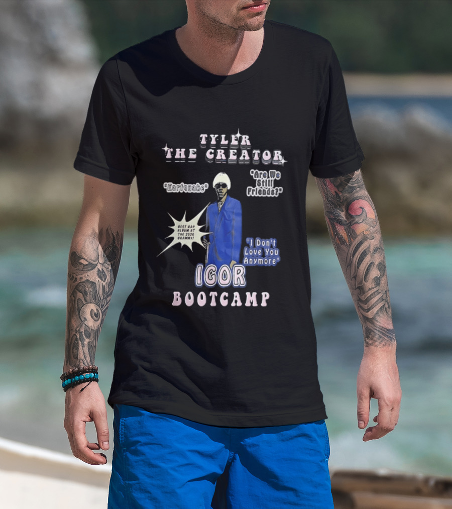 Tyler The Creator Igor Bootcamp Earfquake Are We Still Friends I Don't Love You Anymore Sunglasses Wig T-Shirt
