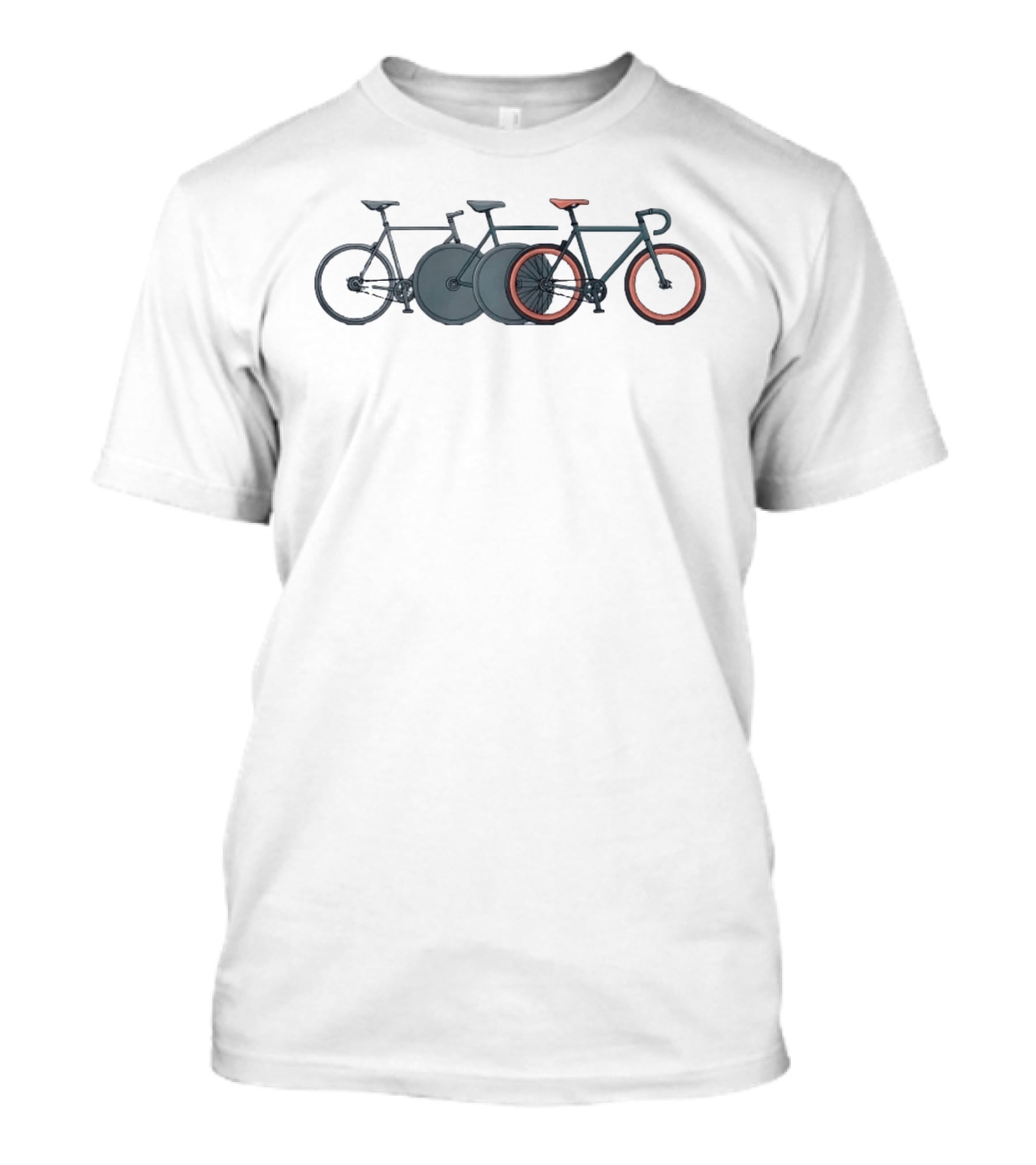Oldest The Test Model Bicycle Evolution Cycling History T-Shirt