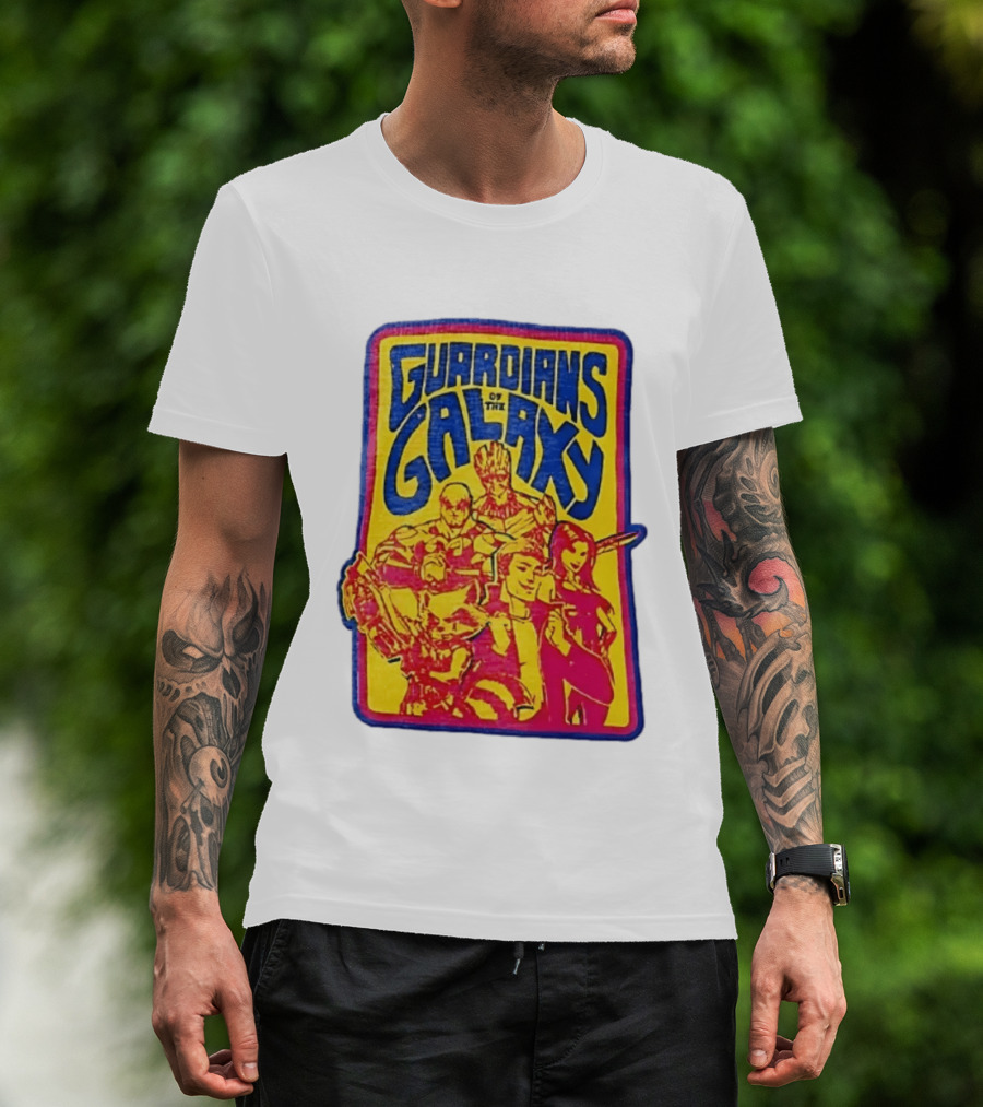 Guardians Of The Galaxy Star Lord Groot Rocket Drax Gamora Marvel T-Shirt