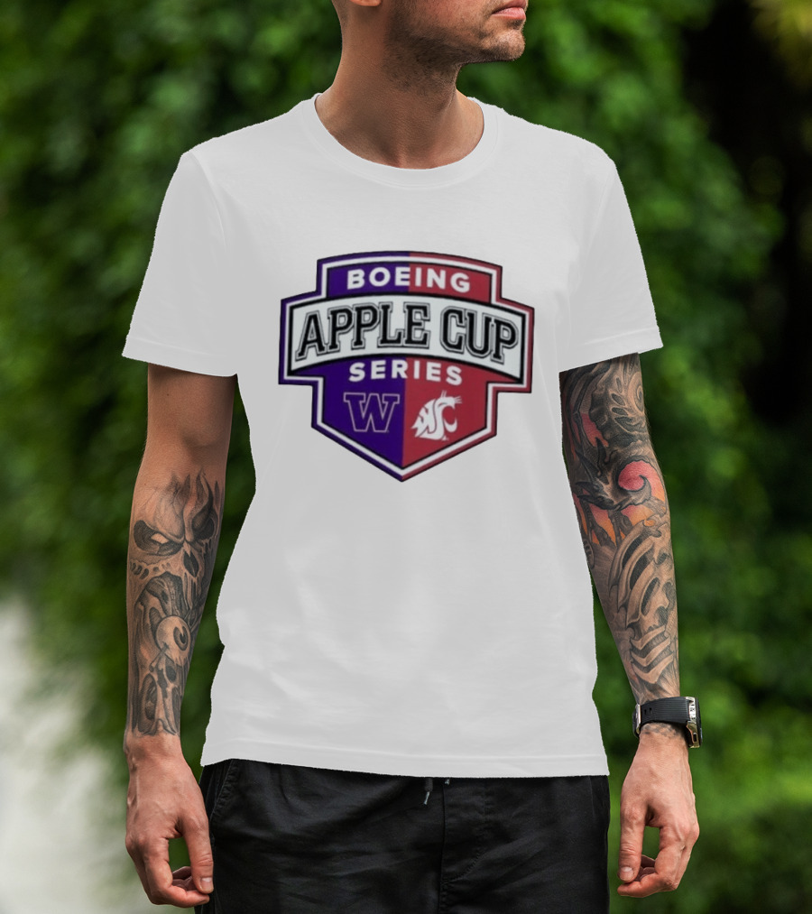 Boeing Apple Cup Series Washington Huskies W Vs Washington State Cougars T-Shirt
