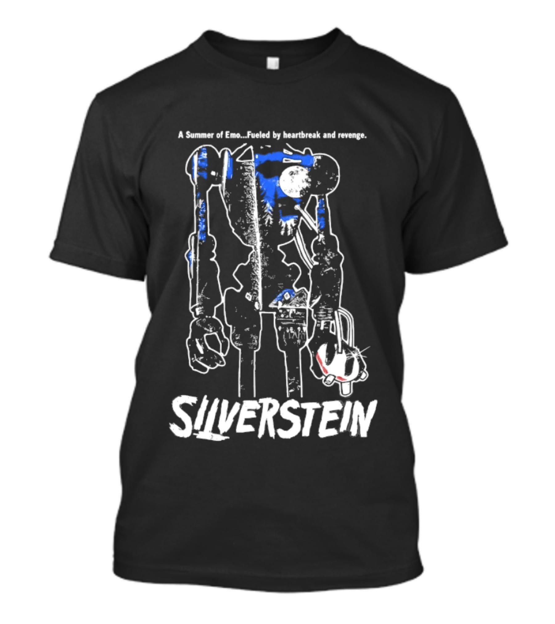 Silverstein A Summer Of Emo Fueled By Heartbreak And Revenge Robot T-Shirt
