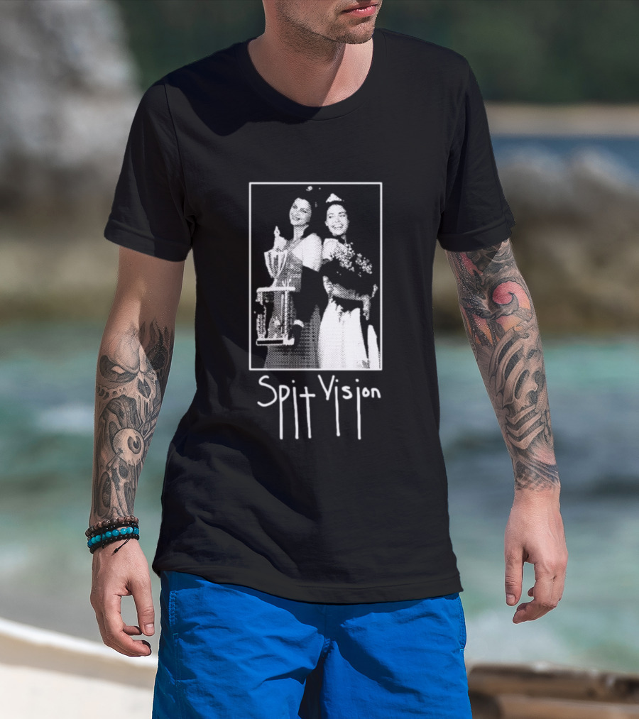 Spit Vision Vintage Beauty Pageant Halftone T-Shirt
