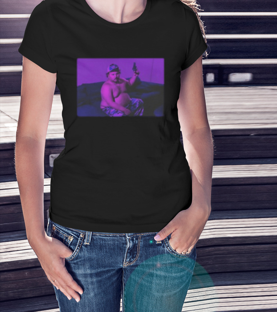 Stavvy Store Victory Or Else Humor Statement With Gun Image T-Shirt