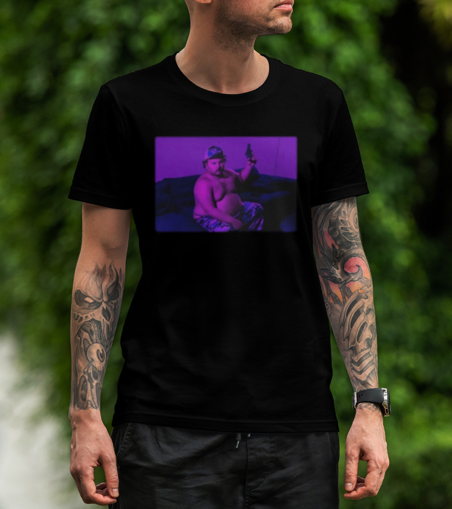 Stavvy Store Victory Or Else Humor Statement With Gun Image T-Shirt