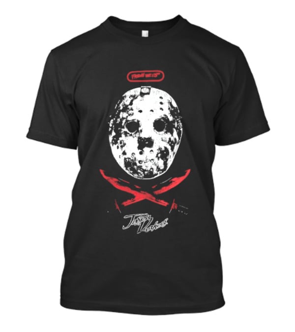 Friday The 13th Jason Voorhees Distressed Mask T-Shirt