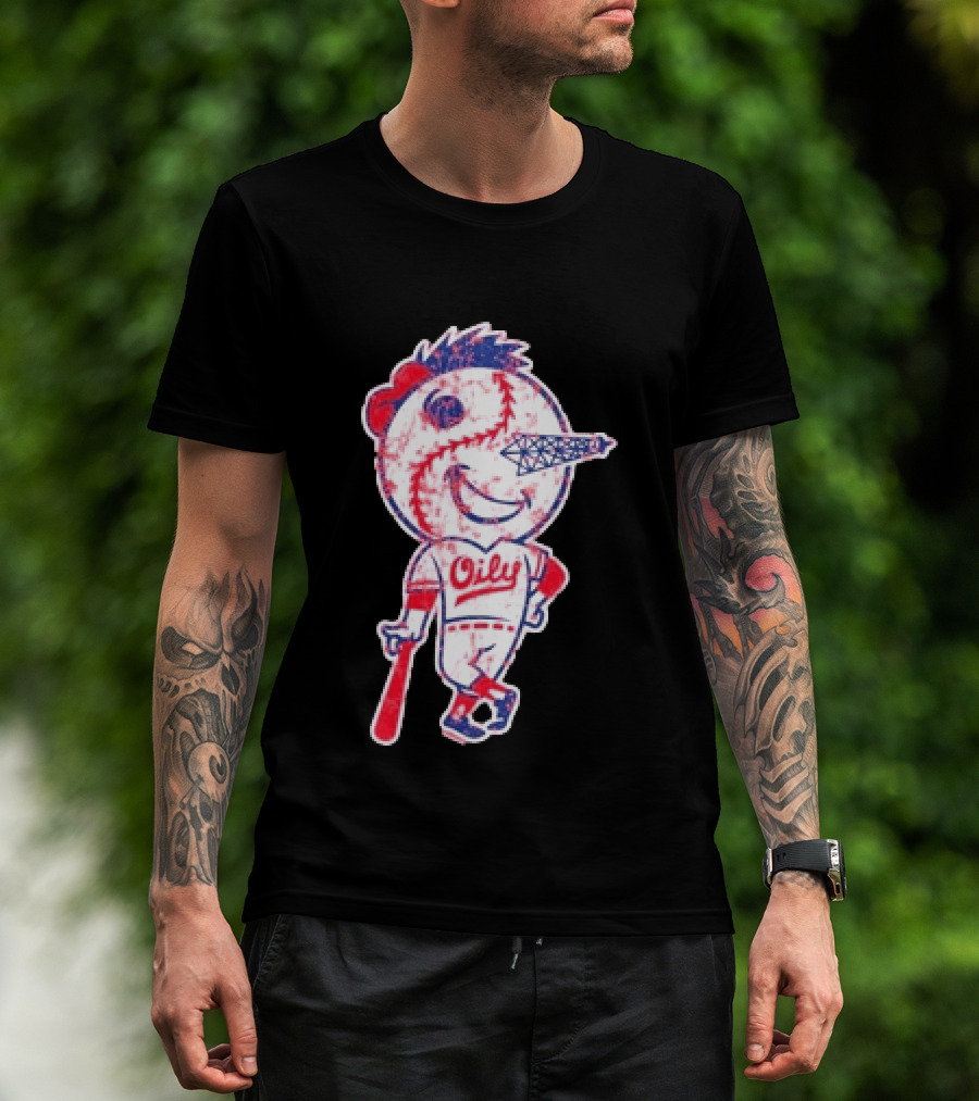 Tulsa Drillers Oily Distressed Baseball T-Shirt