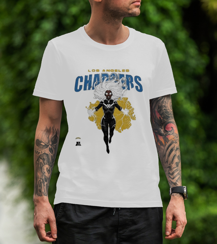 Los Angeles Chargers Storm X Men Marvel T-Shirt