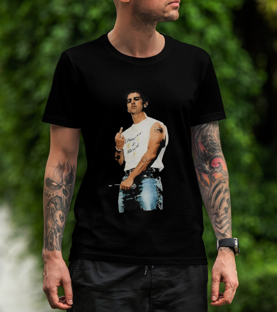 Jonas Brothers Singer Parody Gesture Uncover The Beach Tattoo Tank T-Shirt