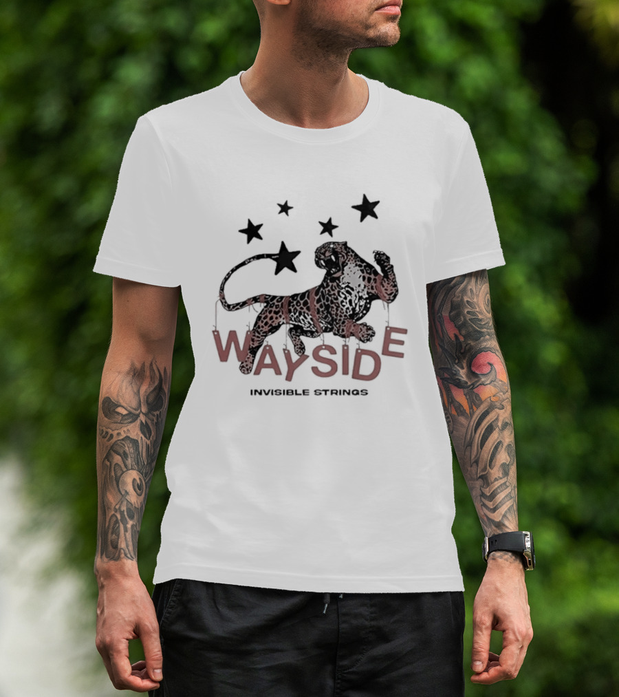 Wayside Invisible Strings Panther Starry Night T-Shirt