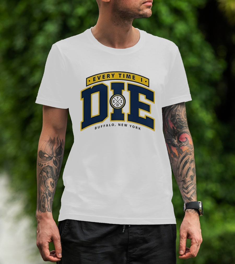 Every Time I Die Buffalo New York ETID DIE Hardcore Band T-Shirt
