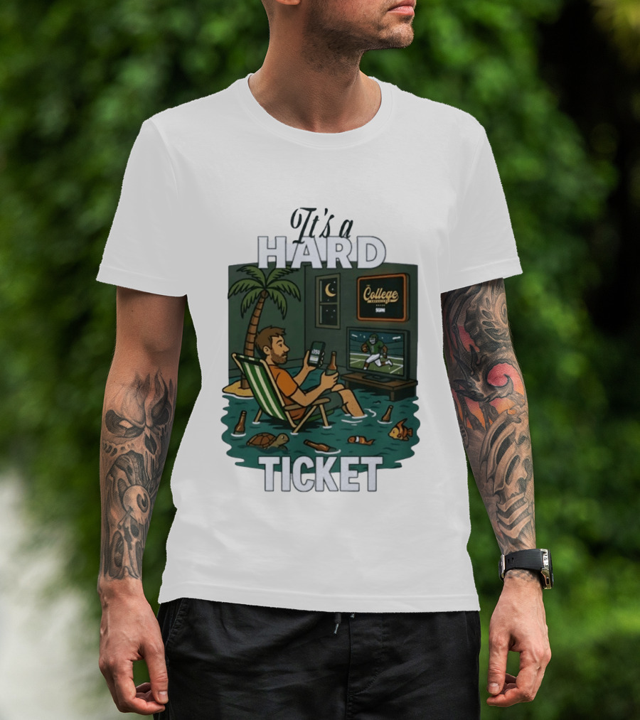 Hard Ticket College Experience SGPN Lifestyle Sports Fan Scene T-Shirt
