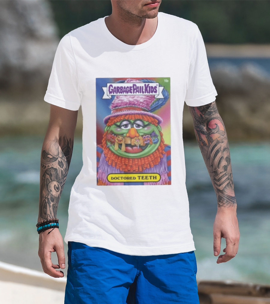 Garbage Pail Kids Doctored Teeth Muppets Mashup T-Shirt