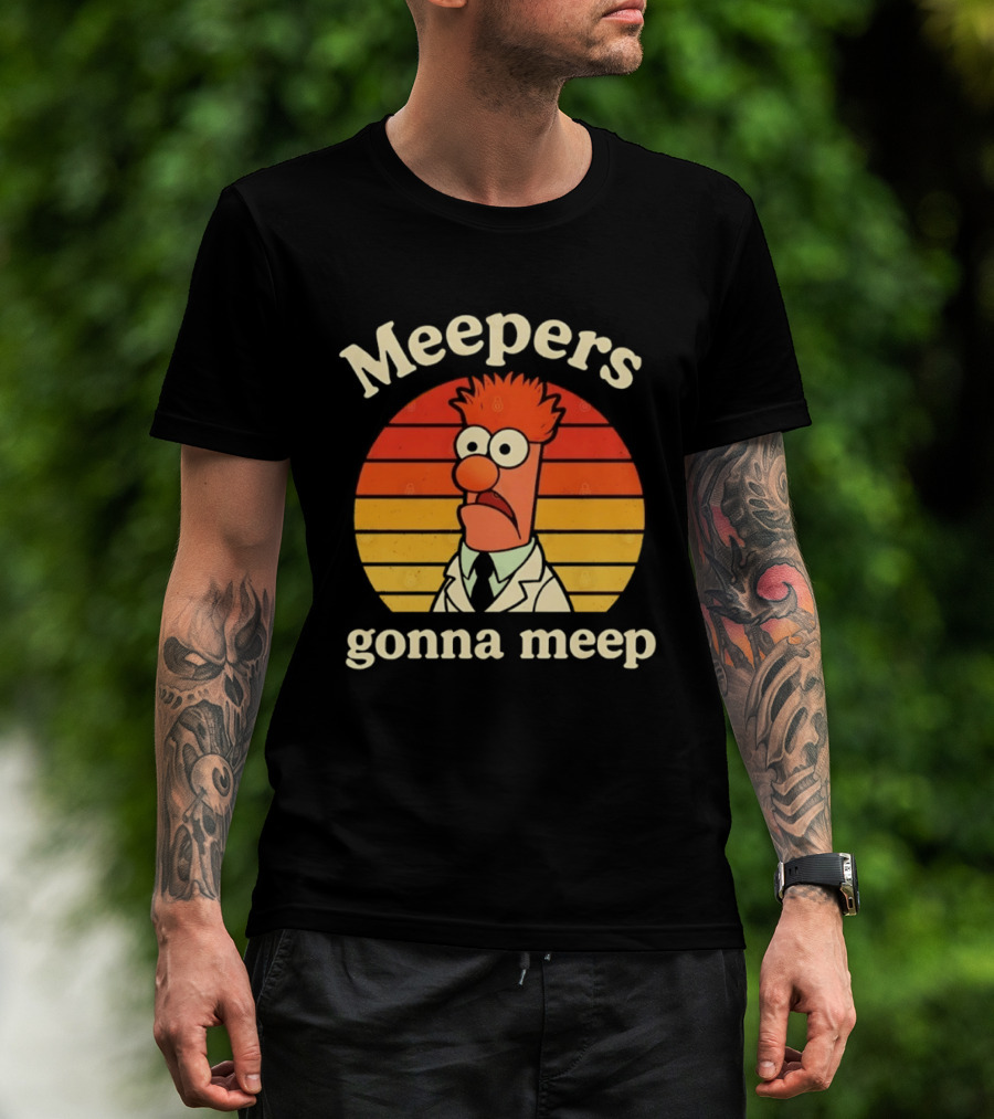Meepers Gonna Meep Beaker Retro Muppets T-Shirt