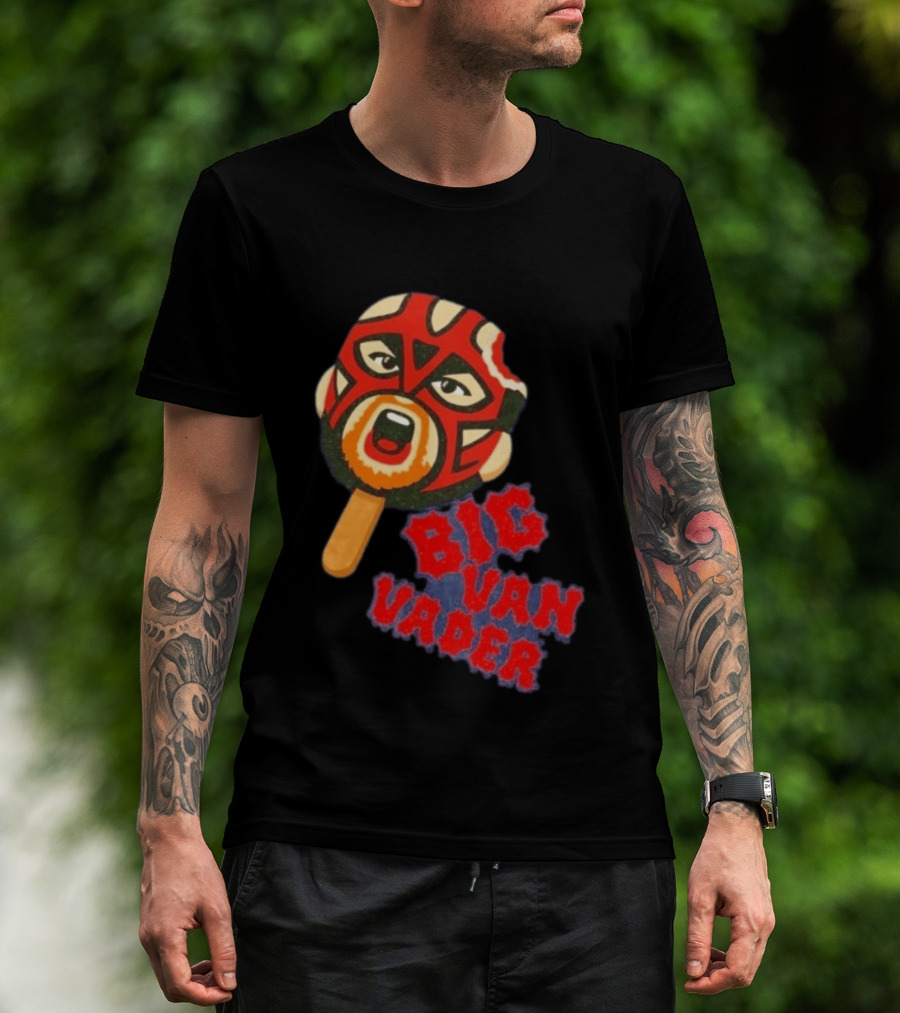 Big Van Vader Popsicle Wrestling WWE WCW Classic Style Retro Trend T-Shirt