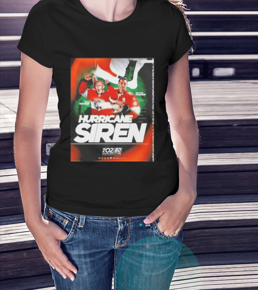 Hurricane Siren Brady And Matthew Tkachuk WK02 Event Panthers Hockey Thursday Night T-Shirt