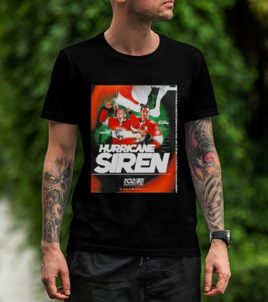 Hurricane Siren Brady And Matthew Tkachuk WK02 Event Panthers Hockey Thursday Night T-Shirt