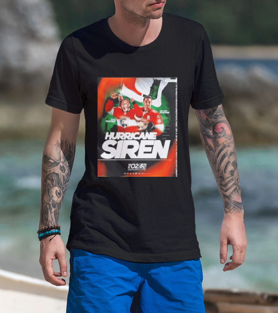 Hurricane Siren Brady And Matthew Tkachuk WK02 Event Panthers Hockey Thursday Night T-Shirt