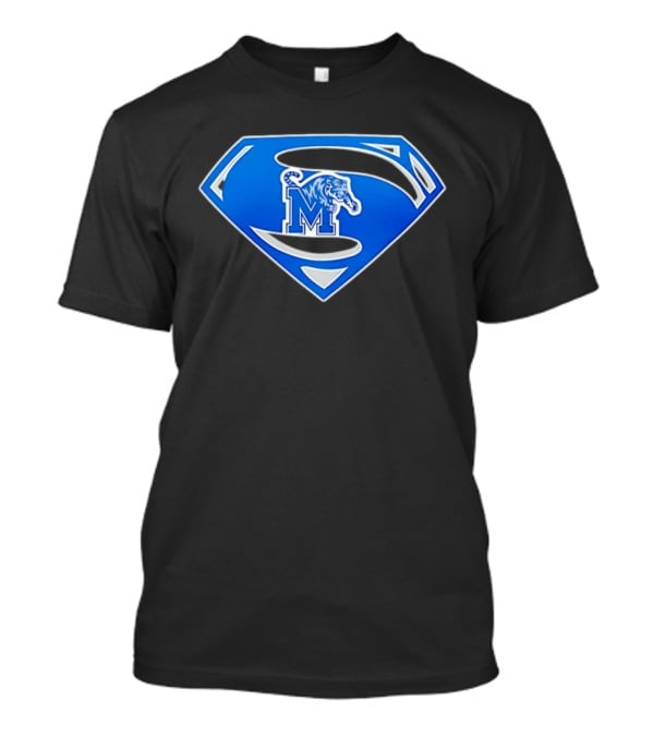 Superman Memphis Tigers NCAA College Basketball T-Shirt