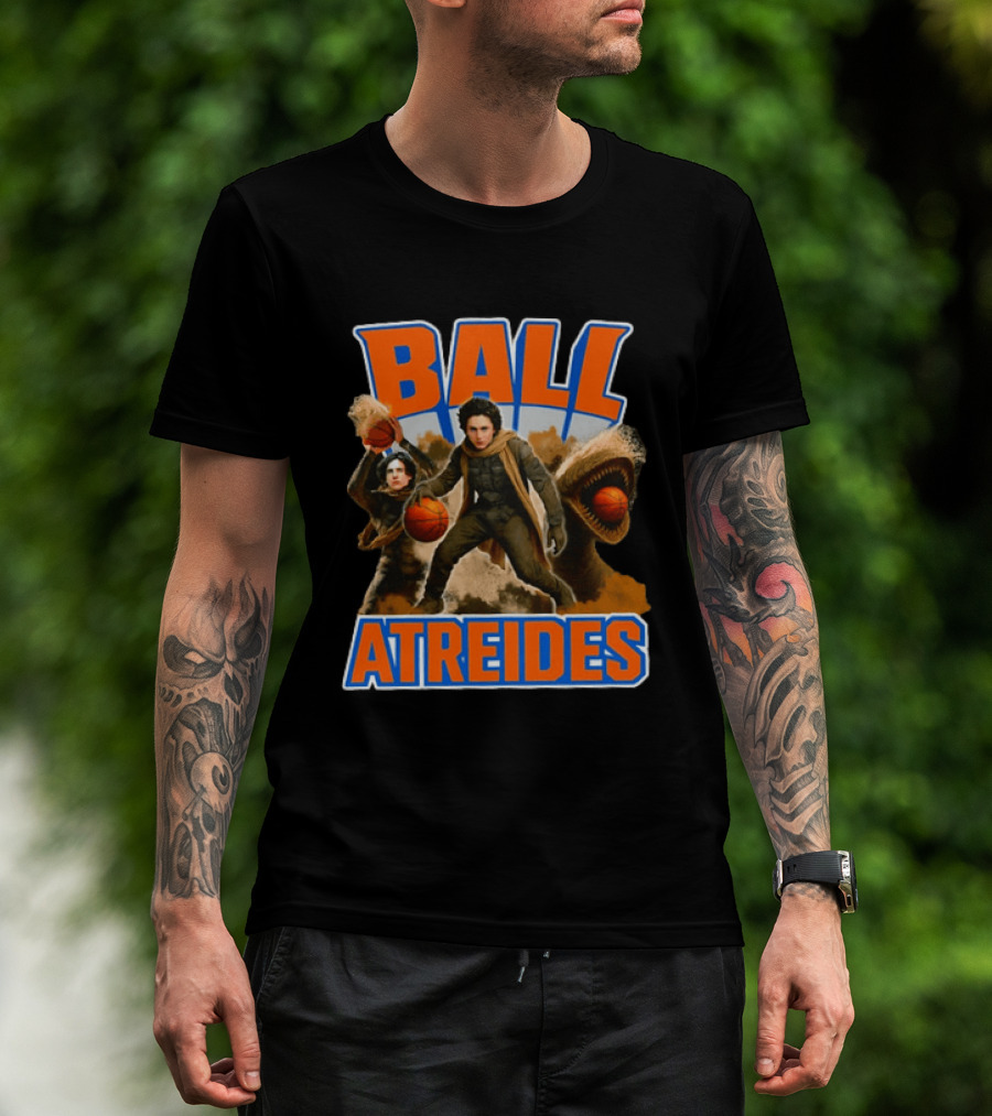 New York Basketball Ball Atreides Sandworm Dunk Adventure T-Shirt