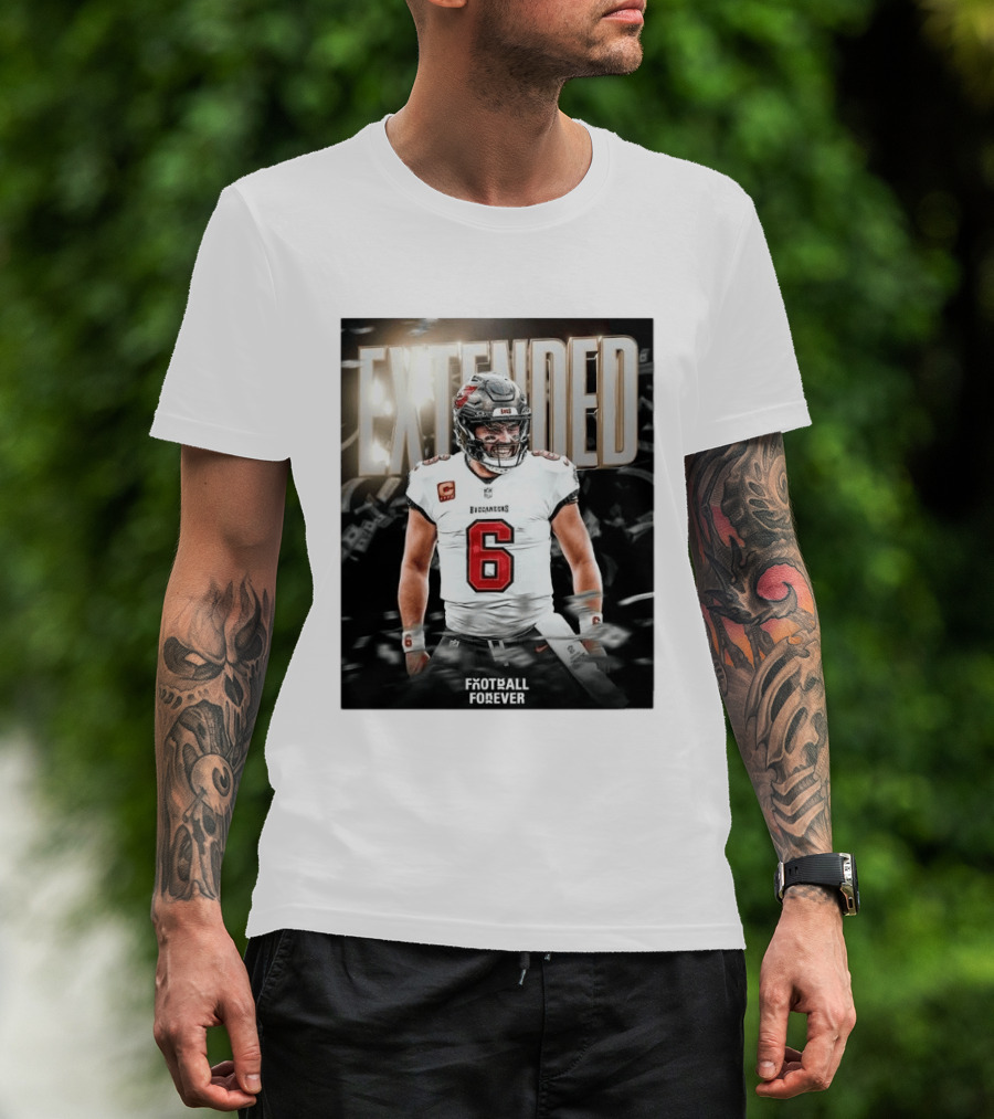 Extended Baker Mayfield Tampa Bay Football Forever T-Shirt