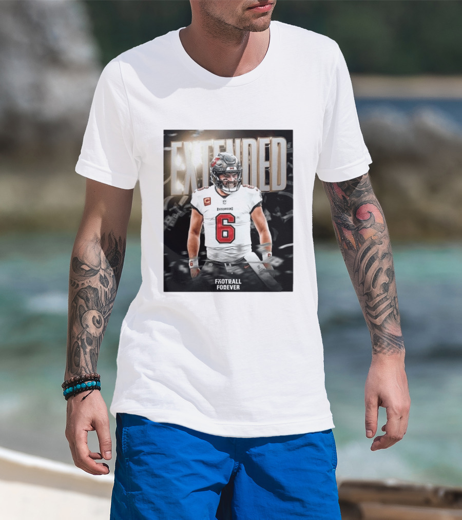 Extended Baker Mayfield Tampa Bay Football Forever T-Shirt