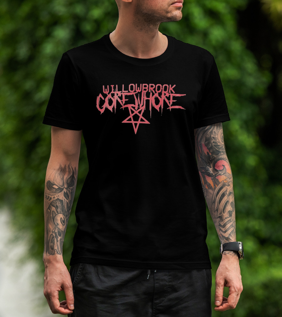 Willowbrook Gorewhore Pentagram Death Metal T-Shirt