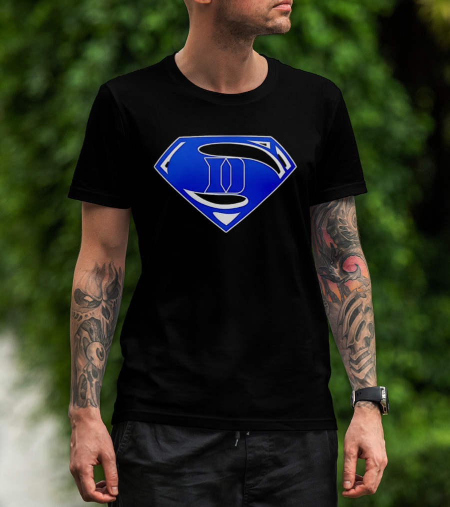 Duke Blue Devils Superman NCAA College Basketball T-Shirt