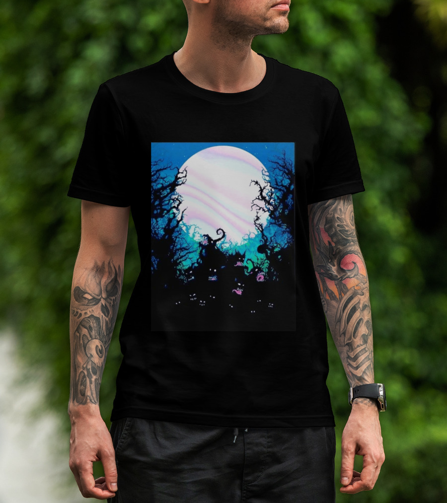 Gallows Orchestra Of Wolves Collection Full Moon Enchanted Forest Creatures T-Shirt